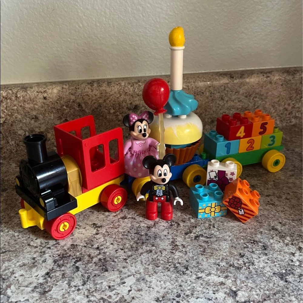 Lego Duplo Mickey Mouse Birthday Train Set - #10597